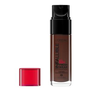imageLOreal Paris Makeup Infallible Up to 32 Hour Fresh Wear Lightweight Foundation 420 True Beige 1 Fl Oz Packaging May Vary540 Mahogany
