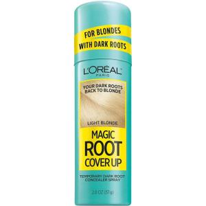 imageLOreal Paris Root Cover Up Temporary Gray Concealer Spray Dark Brown 2 Oz Pack of 2 Packaging May VaryLight Blonde