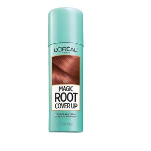 imageLOreal Paris Root Cover Up Temporary Gray Concealer Spray Dark Brown 2 Oz Pack of 2 Packaging May VaryRed
