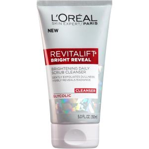 imageLOreal Paris Skincare Revitalift Bright Reveal Facial Cleanser with Glycolic Acid AntiAging Daily Face Cleanser to Exfoliate Dullness and Brighten Skin 5 Fl Oz Pack of 1