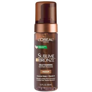 imageLOreal Paris Sublime Bronze Self Tanning Water Mousse StreakFree Natural Looking Tan 5 fl Oz
