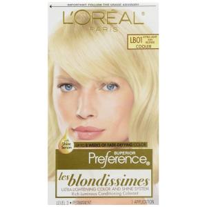 imageLOreal Paris Superior Preference Luminous FadeDefying Permanent Hair Color Hair Dye For Up to 9 Weeks of Radiance Golden Reddish Blonde 9GR 1 Hair Dye KitLB01 Extra Light Ash Blonde