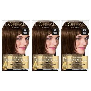 imageLOreal Paris Superior Preference Luminous FadeDefying Permanent Hair Color Hair Dye For Up to 9 Weeks of Radiance Golden Reddish Blonde 9GR 1 Hair Dye Kit5G Medium Golden Brown