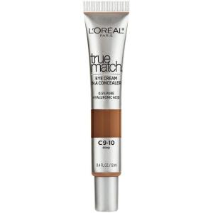 imageLOreal Paris True Match Eye Cream in a Concealer 05 hyaluronic acid Fair N12 04 fl ozDeep C910
