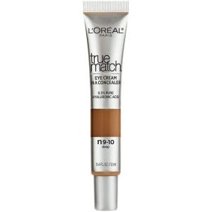 imageLOreal Paris True Match Eye Cream in a Concealer 05 hyaluronic acid Fair N12 04 fl ozDeep N910