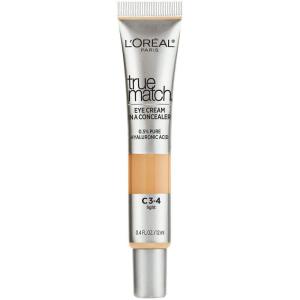 imageLOreal Paris True Match Eye Cream in a Concealer 05 hyaluronic acid Fair N12 04 fl ozLight C34