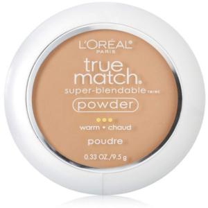 imageLOreal Paris True Match Super Blendable Oil Free Foundation Powder C8 Medium Deep 033 oz Packaging May VaryBeige