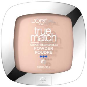 imageLOreal Paris True Match Super Blendable Oil Free Foundation Powder C8 Medium Deep 033 oz Packaging May VaryC2 Light