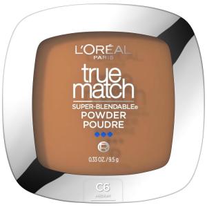 imageLOreal Paris True Match Super Blendable Oil Free Foundation Powder C8 Medium Deep 033 oz Packaging May VaryC6 Medium
