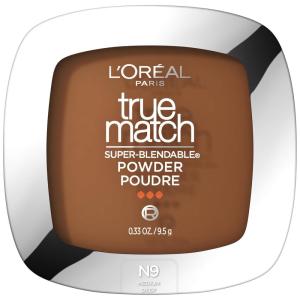 imageLOreal Paris True Match Super Blendable Oil Free Foundation Powder C8 Medium Deep 033 oz Packaging May VaryN9 Medium Deep