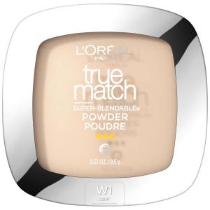 imageLOreal Paris True Match Super Blendable Oil Free Foundation Powder C8 Medium Deep 033 oz Packaging May VaryW1 Light