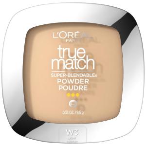 imageLOreal Paris True Match Super Blendable Oil Free Foundation Powder C8 Medium Deep 033 oz Packaging May VaryW3 Light Medium