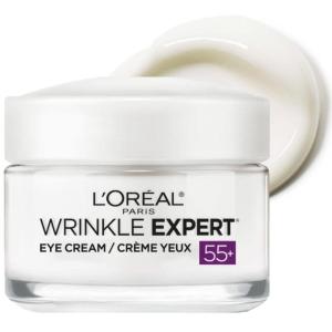 imageLOreal Paris Wrinkle Expert 55 AntiWrinkle Eye Cream with Calcium Reduce Crows feet 05 Oz