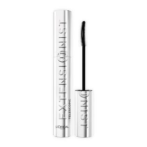 imageLOreal Paris Extensionist Mascara Lengthening Volumizing and Curling Formula For a Lash Extension Eye Makeup Look Washable Blackest Black
