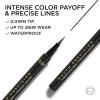 imageLOreal Paris Haute Precision Waterproof Liquid Eyeliner SmudgeProof Eye Liner with MicroTip for up to 28HR Eye Makeup Wear 010 Black Silk010 BLACK SILK
