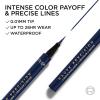 imageLOreal Paris Haute Precision Waterproof Liquid Eyeliner SmudgeProof Eye Liner with MicroTip for up to 28HR Eye Makeup Wear 010 Black Silk030 BLUE SUEDE