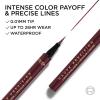 imageLOreal Paris Haute Precision Waterproof Liquid Eyeliner SmudgeProof Eye Liner with MicroTip for up to 28HR Eye Makeup Wear 010 Black Silk050 BURGUNDY CASHMERE
