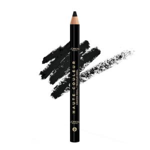 imageLOreal Paris Haute Couleur Kohl Eyeliner Pencil Intense Eye Liner Color with Smooth GelLike Formula Up To 12HR Eye Makeup Wear 110 Black Silk110 BLACK