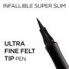 imageLOreal Paris Makeup Infallible Super Slim LongLasting Liquid Eyeliner UltraFine Felt Tip Quick Drying Formula Glides on Smoothly Brown 003 fl oz 1 CountBrown