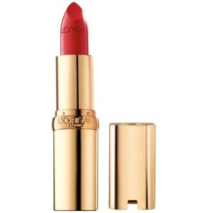 imageLOreal Paris Colour Riche Original Creamy Hydrating Satin Lipstick with Argan Oil and Vitamin E Sunwash  1 CountBritish Red