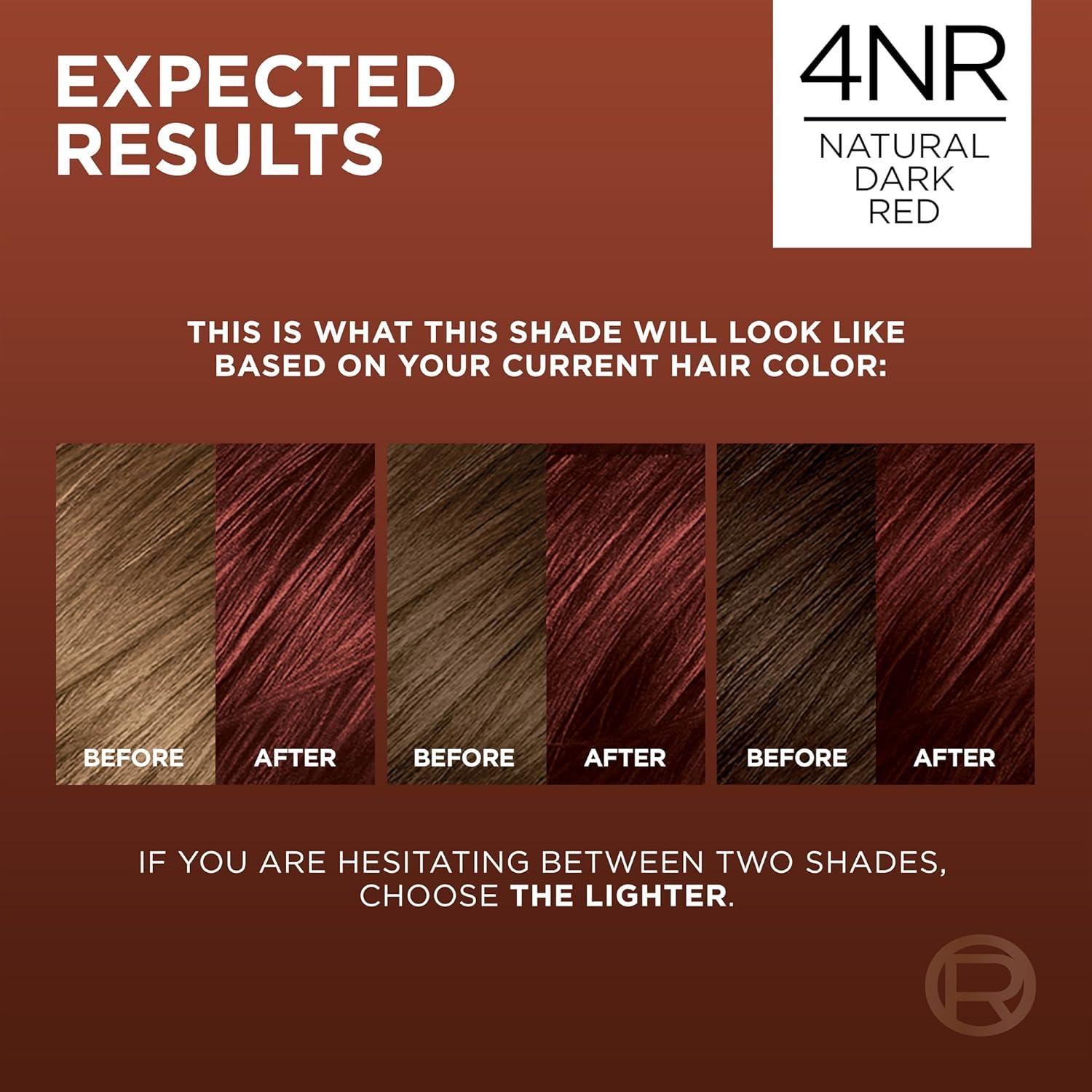 imageLOreal Paris Excellence Universal Nudes Permanent Hair Color Ammonia Free Hair Dye for Gray Hair Coverage 7N Natural Dark Blonde 1 Kit Pack of 2Core Natural Dark Red