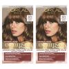 imageLOreal Paris Excellence Universal Nudes Permanent Hair Color Ammonia Free Hair Dye for Gray Hair Coverage 7N Natural Dark Blonde 1 Kit Pack of 26N Natural Light Brown