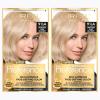 imageLOreal Paris Superior Preference Luminous FadeDefying Permanent Hair Color Hair Dye For Up to 9 Weeks of Radiance 6AM Light Amber Brown 1 Kit Pack of 295A Lightest Ash Blonde