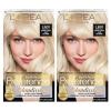 imageLOreal Paris Superior Preference Luminous FadeDefying Permanent Hair Color Hair Dye For Up to 9 Weeks of Radiance 6AM Light Amber Brown 1 Kit Pack of 2LB01 Extra Light Ash Blonde