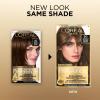 imageLOreal Paris Superior Preference Luminous FadeDefying Permanent Hair Color Hair Dye For Up to 9 Weeks of Radiance 6AM Light Amber Brown 1 Kit Pack of 25G Medium Golden Brown