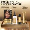 imageLOreal Paris Superior Preference Luminous FadeDefying Permanent Hair Color Hair Dye For Up to 9 Weeks of Radiance 6AM Light Amber Brown 1 Kit Pack of 202 Natural Black