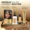 imageLOreal Paris Superior Preference Luminous FadeDefying Permanent Hair Color Hair Dye For Up to 9 Weeks of Radiance 6AM Light Amber Brown 1 Kit Pack of 24 Dark Brown