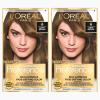 imageLOreal Paris Superior Preference Luminous FadeDefying Permanent Hair Color Hair Dye For Up to 9 Weeks of Radiance 6AM Light Amber Brown 1 Kit Pack of 206 Light Brown