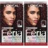 imageLOreal Paris Feria MultiFaceted Shimmering Permanent Hair Color High Intensity Hair Dye for 3X Highlights 515 Chocolate Glaze 1 Kit42 Burgundy Blush