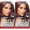 imageLOreal Paris Feria MultiFaceted Shimmering Permanent Hair Color High Intensity Hair Dye for 3X Highlights 515 Chocolate Glaze 1 Kit52 Auburn Rose