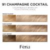 imageLOreal Paris Feria MultiFaceted Shimmering Permanent Hair Color High Intensity Hair Dye for 3X Highlights 515 Chocolate Glaze 1 Kit91 Champagne Cocktail Light Beige Blonde