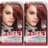 imageLOreal Paris Feria MultiFaceted Shimmering Permanent Hair Color High Intensity Hair Dye for 3X Highlights 515 Chocolate Glaze 1 KitR68 Ruby Rush Rich Auburn True Red