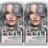 imageLOreal Paris Feria MultiFaceted Shimmering Permanent Hair Color High Intensity Hair Dye for 3X Highlights 515 Chocolate Glaze 1 KitS1 Smokey Silver